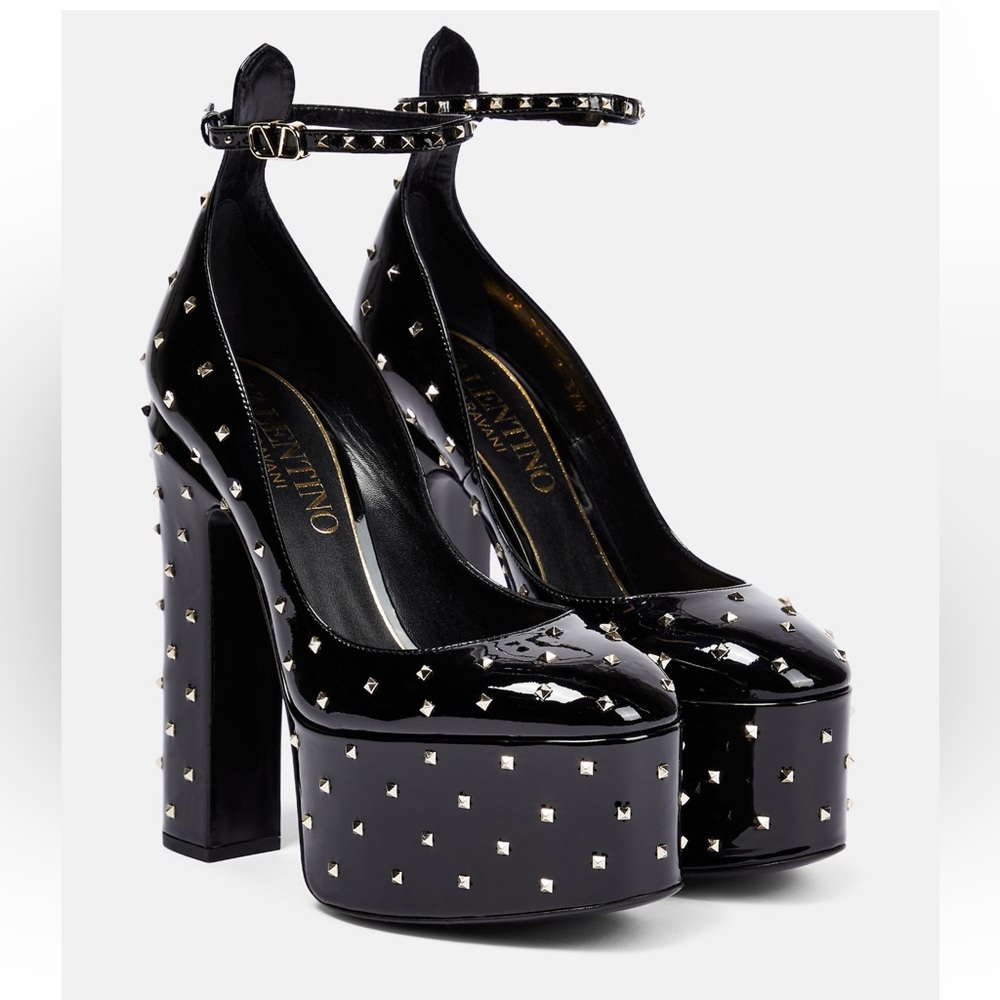 VALENTINO GARAVANI PLATFORM HEELS, SIZE 40.5